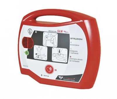 Полуавтоматический внешний дефибриллятор Rescue Sam:uz:Rescue Sam yarim avtomatik tashqi defibrilator