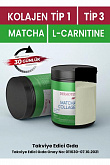 Коллаген типа 1, типа 3, Matcha, L-карнитин Dermoten Matcha Collagen:uz:Dermoten Matcha kollagen (1-toifa kollagen, 3-toifa, Matcha, L-karnitin)
