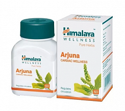 Arjuna Himalaya "Арджуна" для сердечно-сосудистой системы, 60 таблеток:uz:Arjuna Himalaya "Arjuna" yurak-qon tomir tizimi uchun, 60 tabletka