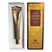 Антивозрастной крем для век estheroce herb gold whitening & wrinkle care eye cream 40г 5569 deoproce (корея)