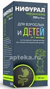 НИФУРАЛ 0,2/5МЛ суспензия для приема внутрь 90мл