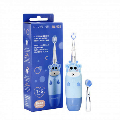 Звуковая зубная щётка Revyline RL 025 Baby , Blue