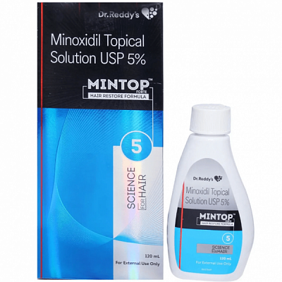 Лосьон для волос на основе миноксидила Mintop 10:uz:Minoksidil asosidagi soch losoni Mintop 10