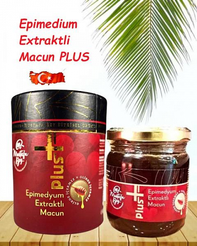 Эпимедиумная паста Macun Plus:uz:Macun Plus Epimedium pastasi - erkak va ayollar salomatligi