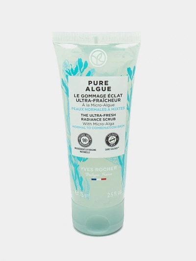 Ультра освежающий гоммаж для сияния кожи Yves Rocher Pure Algue, 75 мл