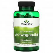 Капсулы Swanson, Ashwagandha, 450 mg, 100 kapsula