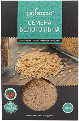 Семена белого льна Polezzno, 300г