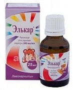 ЭЛЬКАР раствор 25мл 0,3/мл