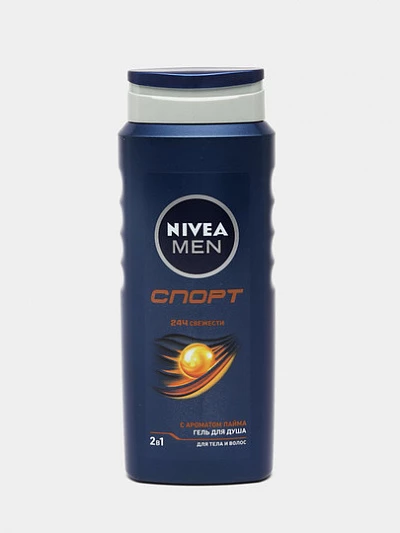 Гель для душа Nivea Men Спорт, для тела и волос, 500 мл