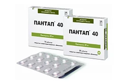 ПАНТАП таблетки 40мг N14