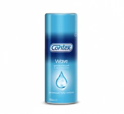 Смазка Contex Wave 100 мл (с увлажняющим пантенолом):uz:Yog'lovchi Contex Wave 100 ml (namlovchi pantenol bilan)