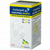 KALSIY D3 NIKOMED FORTE 500 mg+400me N60
