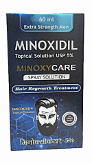 Средство для роста волос Minoxidil Minoxycare 5% Spray Solution:uz:Minoxidil Minoxycare 5% Spray Solution - soch o'sishi uchun
