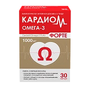 КАРДИОМ ОМЕГА-3 ФОРТЕ капсулы 1000мг N30