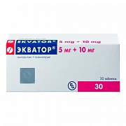 EKVATOR tabletkalari 10mg/5mg N30