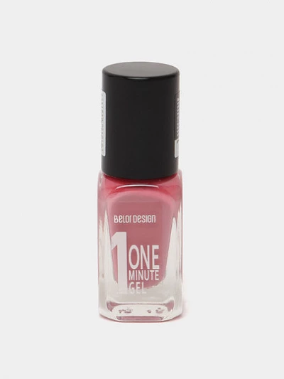 Лак для ногтей Belor Design One minute gel тон 214, 10 мл