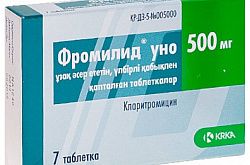 ФРОМИЛИД УНО таблетки 0,5г N7