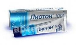 ЛИОТОН 50,0 гель 1000МЕ/Г