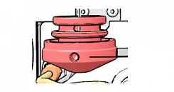 Параксиальный Ni-конусный отражатель (в собранном виде):uz:Paraxial Ni-konusli reflektor (yig'ilganda)
