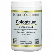 California Gold Nutrition, концентрированное молозиво в порошке, 200 грамм