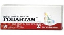 ГОПАНТАМ 0,25 таблетки N50