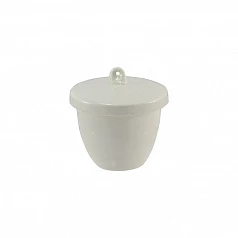 Плавильный тигель средней формы с крышкой, 50 мл, (в наборе 6 шт)