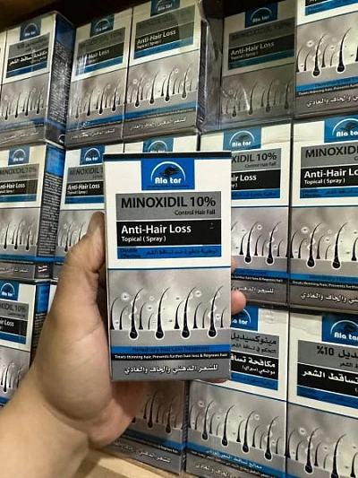 Minoxidil 10% soch o'sishi uchun sprey (Tailand) Лосьон-спрей для роста волос Minoxidil 10%  (Таиланд):uz:Minoxidil 10% soch o'sishi uchun sprey (Tailand)