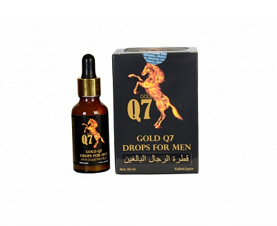 Капли для мужчин GOLD Q7:uz:Potentsiyani oshirish uchun GOLD Q7 tomchilari