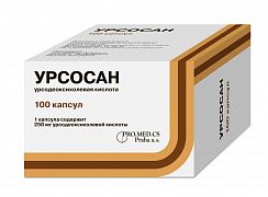 УРСОСАН капсулы 250мг N100