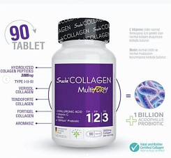 Коллаген Suda Collagen Multiform в таблетках:uz:Suda kollagen Multiform tabletkalari