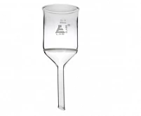 Воронка Бюхнера из боросиликатного стекла 80 мл - пористость G-1 :uz:80 ml borosilikat shisha buchner huni-g-1 g'ovakliligi 