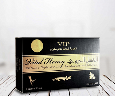 Королевский мед Vital Honey саше:uz:Qirollik asal Vital Asal Sasha