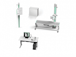Цифровая рентген-система с передвижным столом, 56квт pld7300c