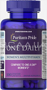 Витамины One Daily Women's Multivitamin Puritan's Pride