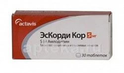 ЭСКОРДИ КОР 0,005 таблетки N30