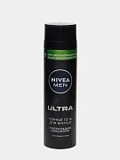 Гель для бритья Nivea Men Ultra черный, 200 мл