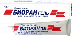 БИОРАН гель 15г