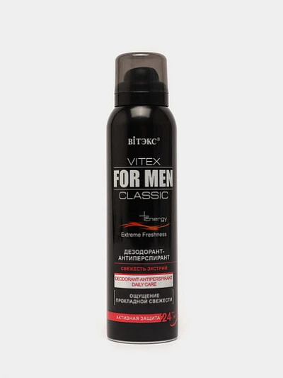 Дезодорант-антиперспирант Витэкс свежесть мужской V&M Classic, 150 мл 