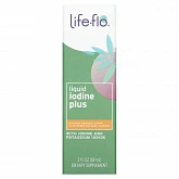 Life-flo, Жидкий йод плюс натуральный вкус апельсина, (59 мл):uz:Life-flo, suyuq yod plyus tabiiy apelsin ta'mi, (59 ml)