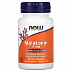 Мелатонин,  Now Foods, 3 мг, 60 капсул:uz:Melatonin, Now Foods, 3 mg, 60 kapsula