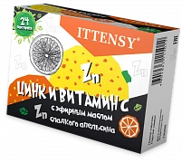 ИТТЕНСИ Цинк и Витамин С со вкусом апельсина пастилки 2,5г N24