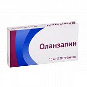 ОЛАНЗАПИН 0,01 таблетки N28