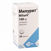 МИЛУРИТ таблетки 100мг N30