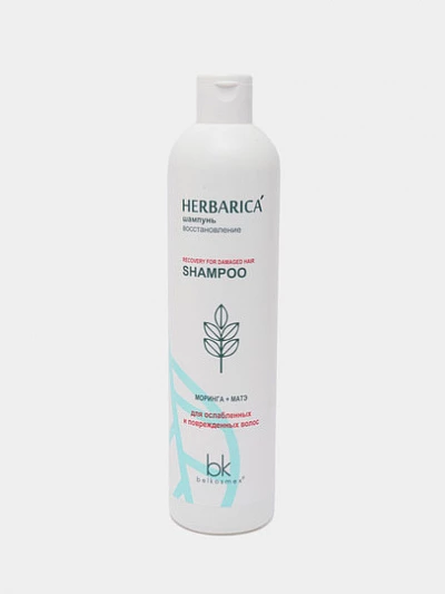 Шампунь Belkosmex Herbarica Восстановление Моринга+Матэ, 400 г