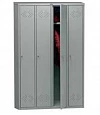 Шкаф четырехсекционный для униформы металлический  ITM-156:uz:ITM-156 formasi uchun to'rt qismli metall shkaf