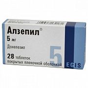 ALZEPIL tabletkalari 5mg N28
