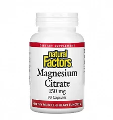 Цитрат магния Magnesium Citrate 150 mg 90 caps:uz:Magniy sitrat 150 mg 90 qopqoq