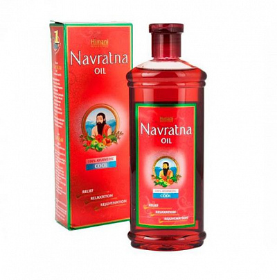 Масло от выпадения волос "Navratna oil":uz:Himani Navratna Oil soch osish uhcun yog'i