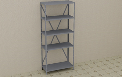 Стеллаж 900*450*2000:uz:Rack 900 * 450 * 2000