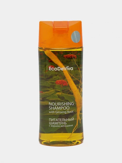 Питательный шампунь с корнем женьшеня EcoDeVita, 450 мл